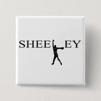 Sheeley buton 15 cm square badge