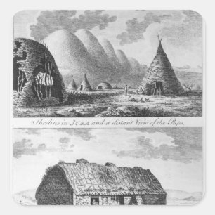 Sheelins in Jura and a distant view of the Square Sticker