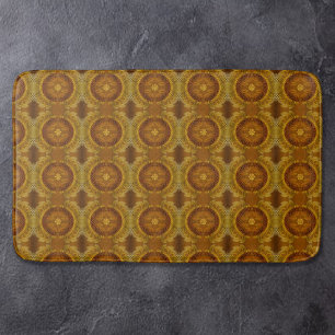 Sheen mesmerising semicircular pattern bath mat