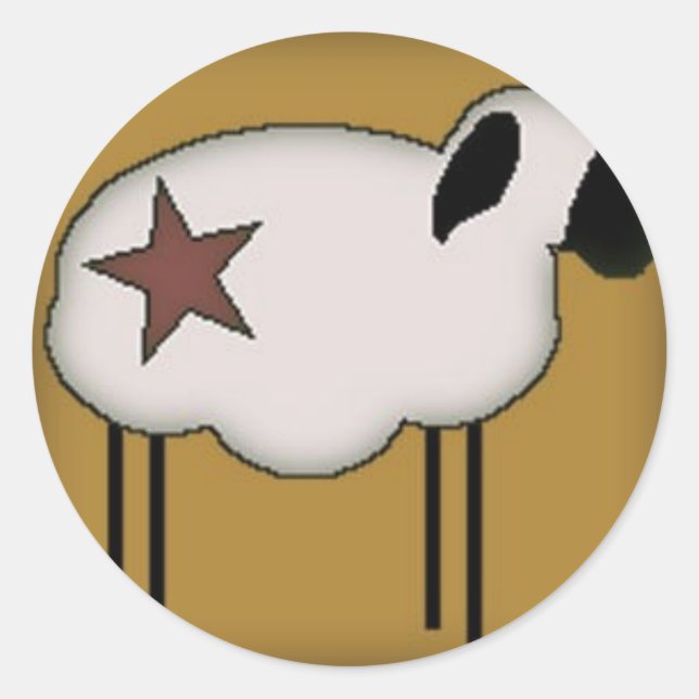 Sheep #2 Sticker (Front)