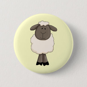 Sheep 6 Cm Round Badge