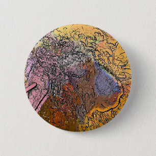 SHEEP 6 CM ROUND BADGE