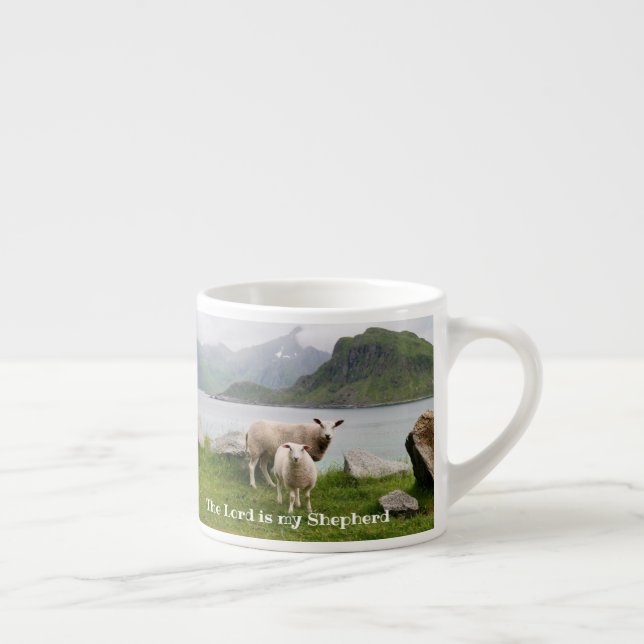 Sheep and Lamb  Espresso Cup (Right)