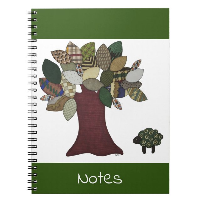 Sheep and Tree Notebook (Front)