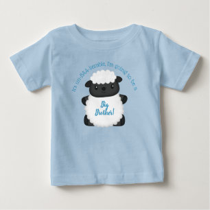 Sheep Baby Shower Farm Blue Boy T-Shirt