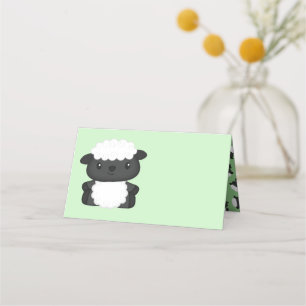 Sheep Baby Shower Farm Place Card