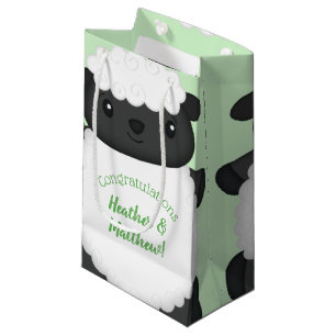Sheep Baby Shower Farm Small Gift Bag