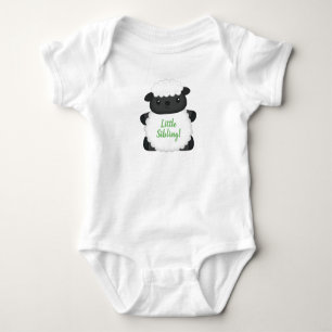 Sheep Baby Shower Green Bodysuit