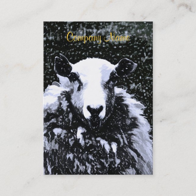SHEEP BUSINESS CARD (Front)