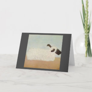 Sheep (by Milton Avery) Card