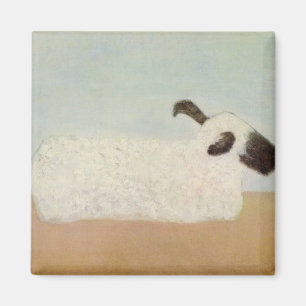 Sheep (by Milton Avery) Magnet