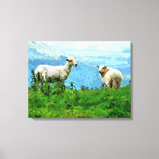 SHEEP CANVAS PRINT (Front)