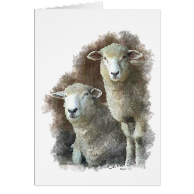 Sheep Card (Front)