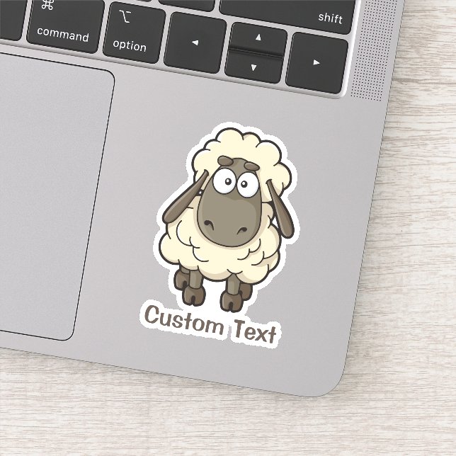 Sheep Cartoon Beige (Detail)