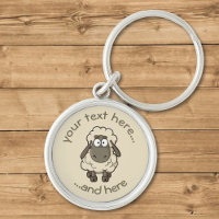 Sheep Cartoon Beige