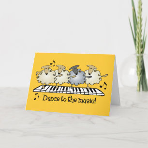 Sheep Chorus Line Card