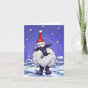 Sheep Christmas Holiday Card