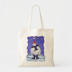 Sheep Christmas Tote Bag