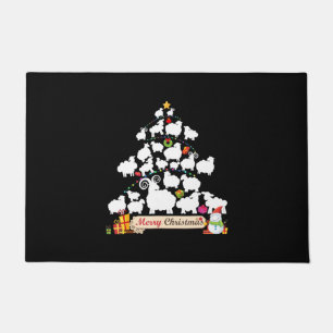 Sheep Christmas Tree Gift   Funny Christmas Gifts Doormat