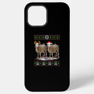 Sheep Christmas Tree Lights Santa Animal Gift iPhone 12 Pro Max Case