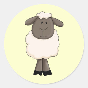 Sheep Classic Round Sticker