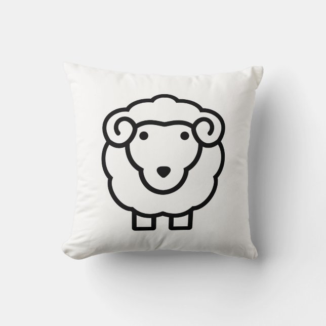Sheep Cushion (Front)