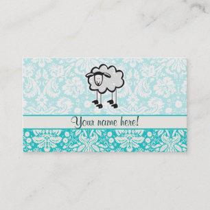 Sheep; Cute Business Card