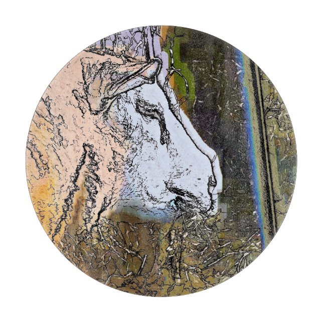 SHEEP CUTTING BOARD (Front)