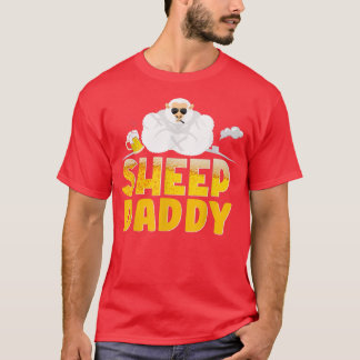 Sheep Daddy Sheep Dad Farmer Poultry Farmer T-Shirt