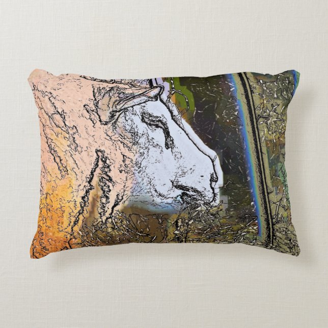 SHEEP DECORATIVE CUSHION (Front)