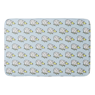 Sheep Design Bath Mat