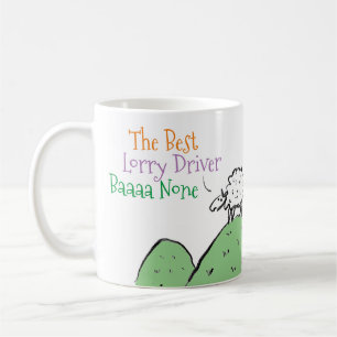 Sheep Design for a Lorry Driver Coffee Mug