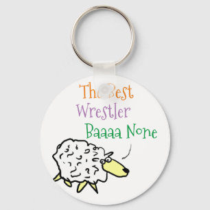 Sheep Design for a Wrestler Key Ring