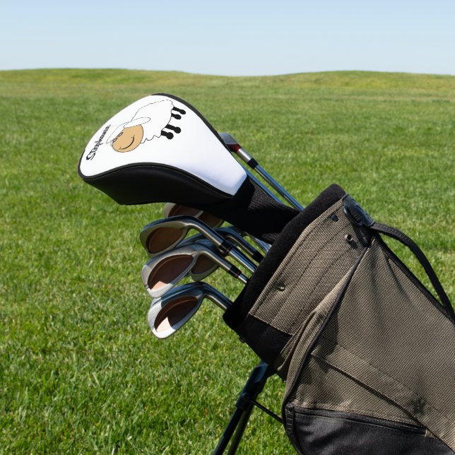 Sheep Design Golf Head Cover (In Situ)