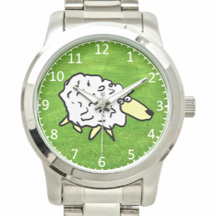 Sheep Design Illustration Watch