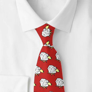 Sheep Design Tie