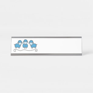 Sheep Desk Name Plate