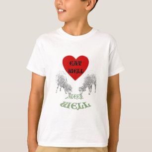 Sheep "Eat Well to Sleep Well" T-Shirt