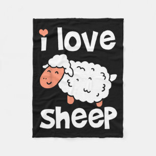 Sheep Farmer Animal Fleece Blanket