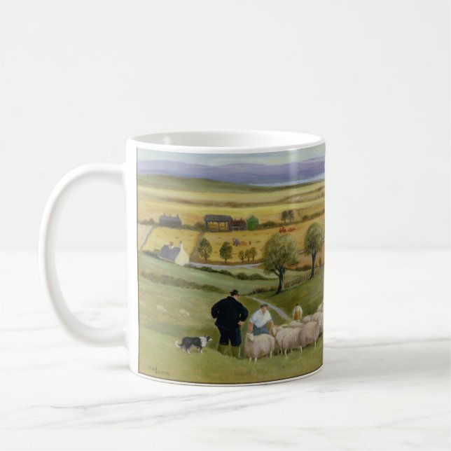 Sheep Farmer Isle of Sheppey Coffee Mug (Left)