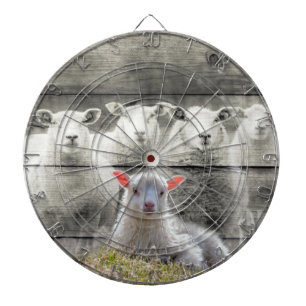 Sheep Flock Baby Lamb Dartboard