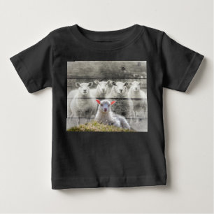 Sheep Flock Baby Lamb T-Shirt