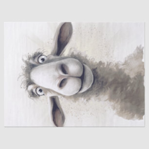Sheep Funny Cartoon Tissue Paper