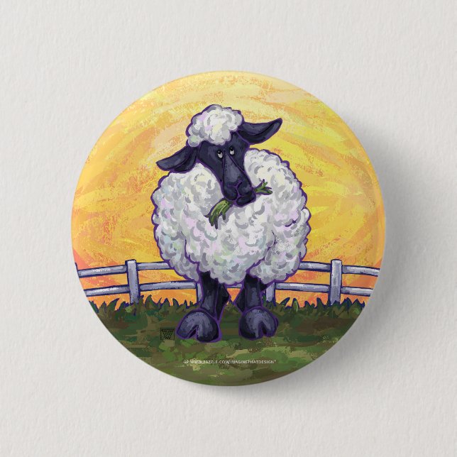 Sheep Gifts & Accessories 6 Cm Round Badge (Front)
