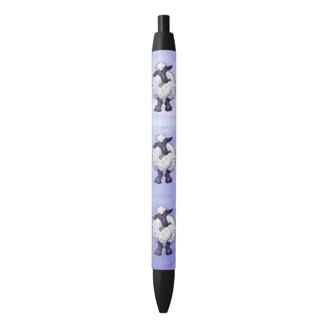 Sheep Gifts & Accessories Black Ink Pen (Front Vertical)