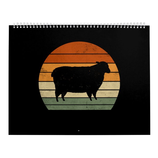 Sheep Gifts For Women Men | Funny Sheep Farming Calendar (Cover)