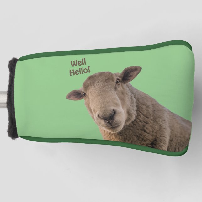 Sheep Golf Head Cover (Front)
