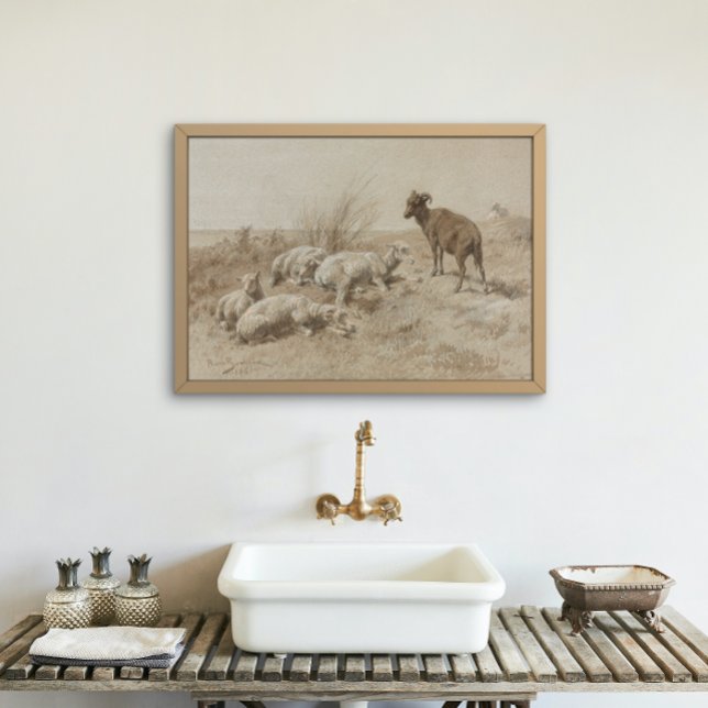 Sheep Graphite Artwork Poster (Creator Uploaded)