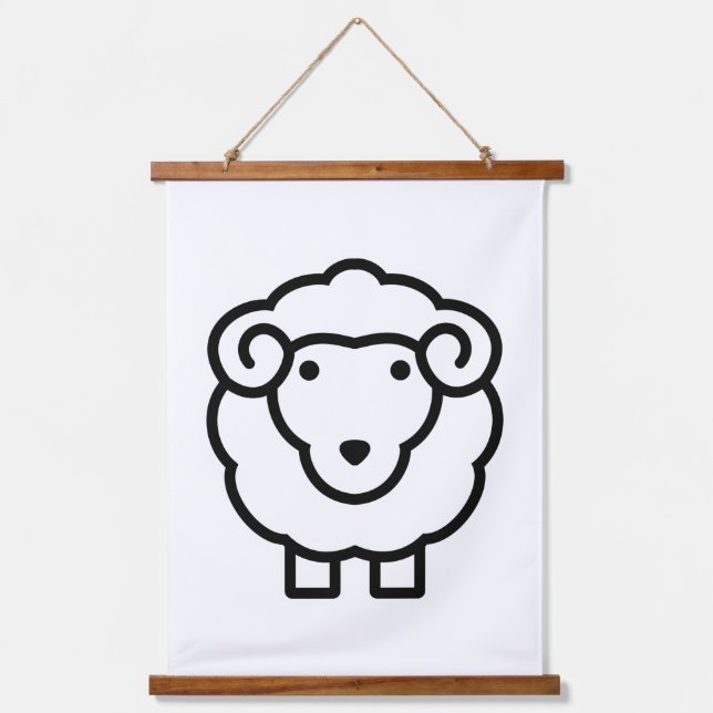 Sheep Hanging Tapestry (Front)