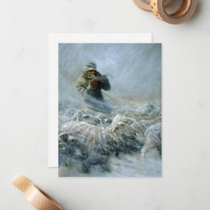 Sheep Herder, Storm by Newell Convers Wyeth Card